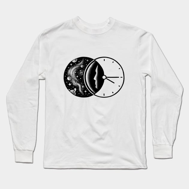 Space and Time Long Sleeve T-Shirt by enkeldika2